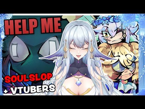 THEY MAKE SOULSLOP LOOK SO FUN!! | Max0r 16 vtubers & Soulslop™ | VTuber Reacts