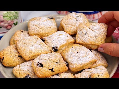 5 Minutes to Mix & Shape! No Rolling, No Cutters Raisin Cookies