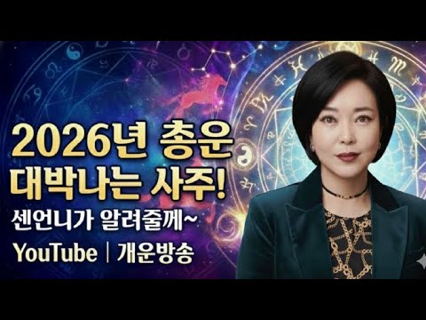 2026년 일간별 대박나는 사주 알려드려요~~ /#병오년 쉬운 운세풀이~