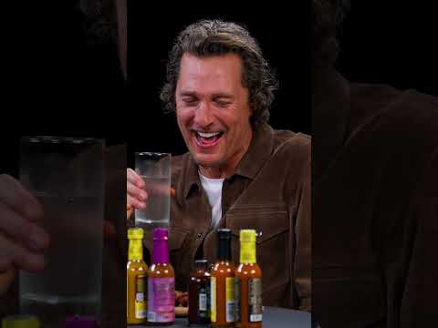&quot;You sneaky son of a gun!&quot; 🤣 Matthew McConaughey on the intricacies of hot sauce hygiene