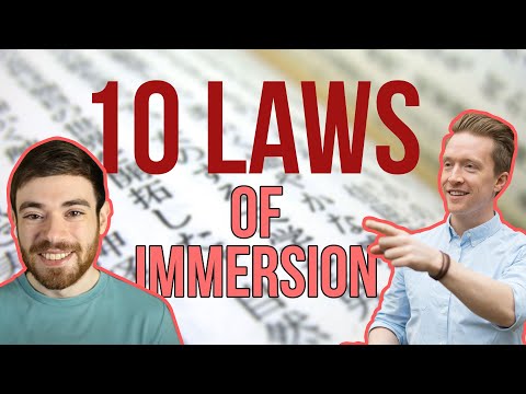 The 10 Laws of Effective Immersion w/ @Olly Richards
