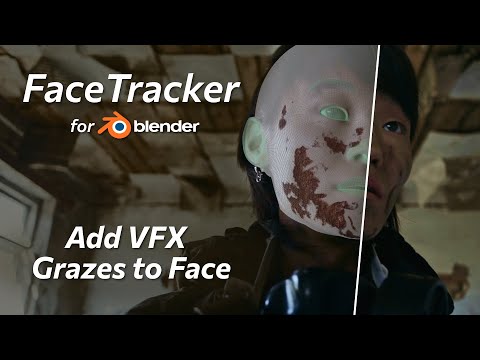 Add VFX Grazes to Face in Blender – FaceTracker Tutorial