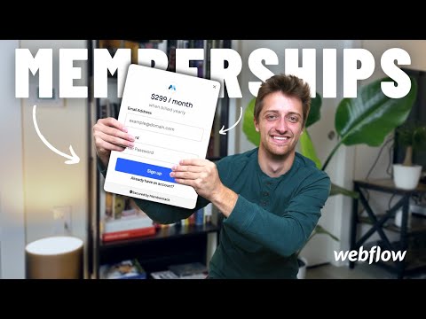 The FASTEST Way To Build A PAID Membership Site In Webflow (Memberstack 2.0)
