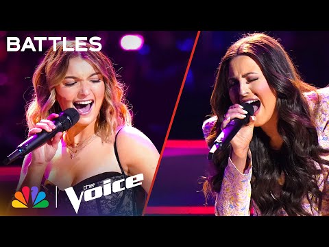 Holly Brand vs. Katie Beth Forakis on Ingrid Andress' "Lady Like" | The Voice Battles | NBC