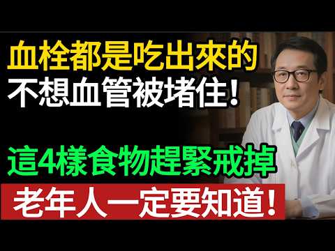 突發心梗腦梗？醫生警告：血栓全是「吃」出來的！這 4 種家常菜趕緊扔。#血栓 #腦梗塞 #心肌梗塞 #清血管 #高血脂 #動脈硬化