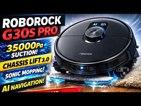 Roborock G30S Pro debuts with 35000Pa suction