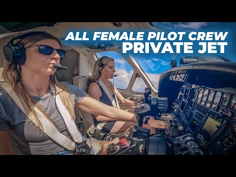 All Female Crew at the Controls! | Flight From Vegas to Texas for Major Event
