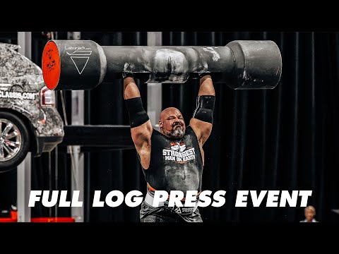FULL LOG PRESS EVENT | 2023 STRONGEST MAN ON EARTH