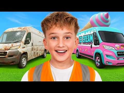 I Built a SECRET Ice Cream Truck!