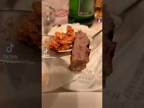 Serbian pljeskavica and urnebes. #delicious #foryou #food #tasty ##fyp