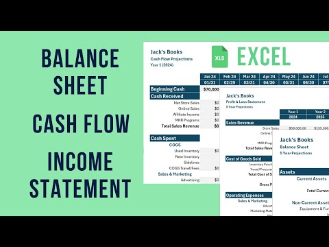How to Create Financial Statements Using Excel
