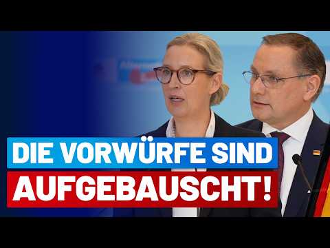 Jetzt sprechen Alice Weidel & Tino Chrupalla zum Vorwurf der Vetternwirtschaft! - AfD-Fraktion