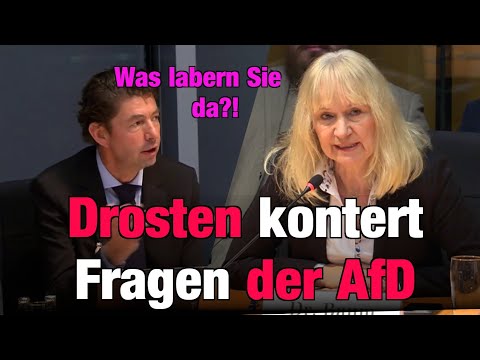 🔴 Drosten stellt sich den wirren Fragen der AfD 