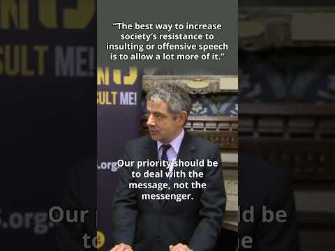 Rowan Atkinson on anti-free speech laws (2012)