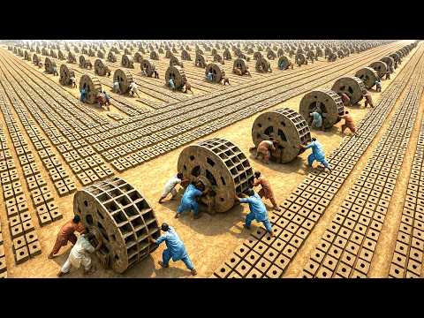 Pakistani Man with Skills in Pakistan Workshop Creates Brick Making Machine - @Discovering Skills