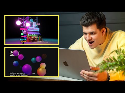 Three.js personal portfolios are amazing...