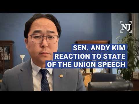 Sen. Andy Kim says Trump speech 'sowing disinformation' into American minds