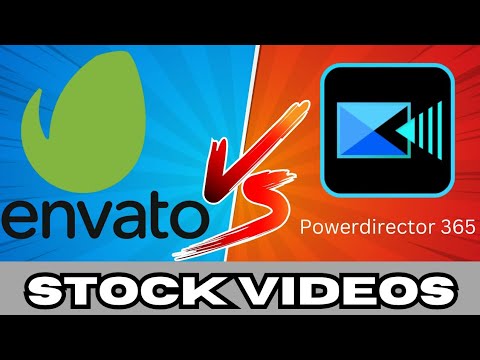 PowerDirector 365 - more Affordable than Envato Elements (stock videos and photos)