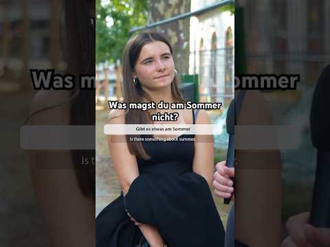 Was magst du im Sommer nicht? #shorts #easygerman #berlin #sommer #sommerindeutschland