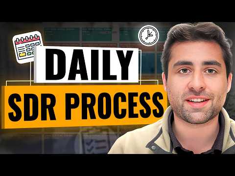 My EXACT Daily Routine as an SDR (That Actually Worked)