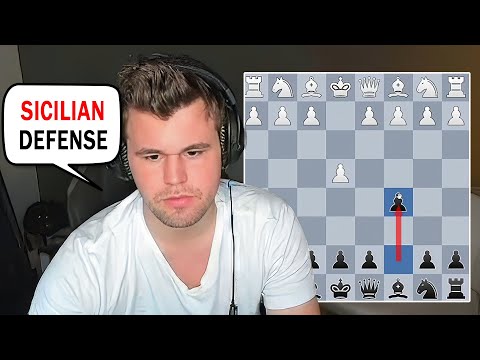 Magnus Goes Full Attack Mode with the Sicilian Defense!