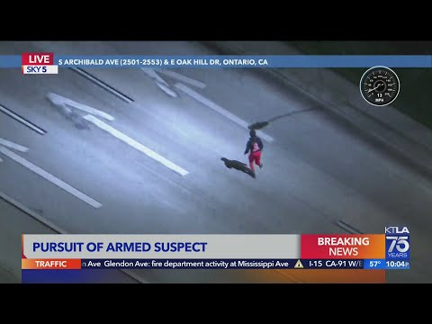 Authorities pursue armed suspect in high-speed Downtown L.A. chase | Los Angeles Car Chases
