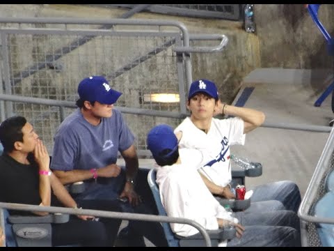 BTS V at Dodgers Ceremonial First Pitch 2025 PT.2