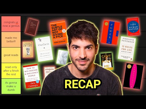 23 Psychology Books In 23 Minutes (Self help Tierlist)