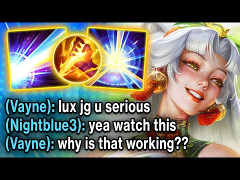 Showing my teammates Lux Jungle is ACTUALLY legit (i turned haters into believers)