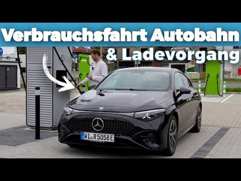 ⚡ This is how FAST the new Mercedes CLA charges! Highway test & charging check 🔋