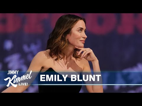 Emily Blunt on Friendship with Dwayne Johnson, Jimmy’s “Dodgy Tummy” & She Does Amazing Accents