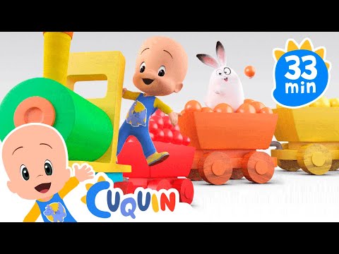 Aprende los colores y mucho más con el tren mágico de Cuquin 🚂🟡🟢 | Cocotoons