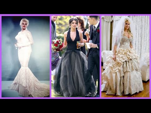 Top 8 Worst Wedding Dresses Worn by Celebrities! Part - 3