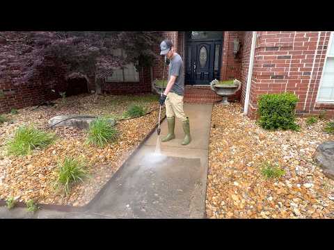 He seemed RELUCTANT when I offered to clean his ENORMOUS driveway at no cost