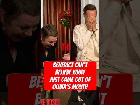Maybe we should just call them Olivia and Ben… benedictcumberbatch #oliviacolman #benedict #theroses