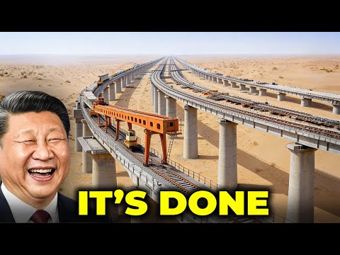 How China Built A 2,000 Kilometer High Speed Railway Across the Desert That Amazed US Engineers
