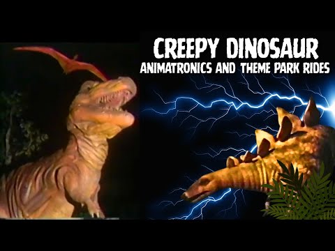 Creepy Dinosaur Theme Park Rides