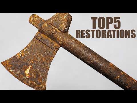 Top Old Rusty Tool Restorations. Beautiful ASMR Restorations