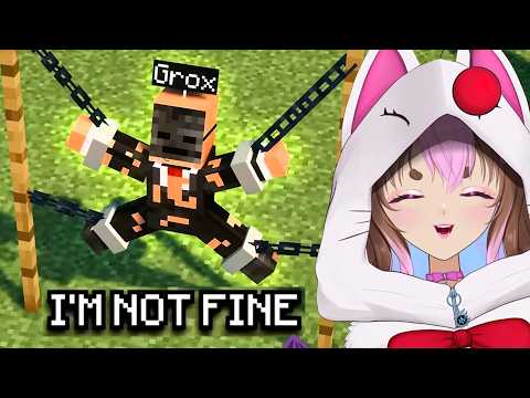 NAH THAT'S CRAZY!! | 1,000,000 Villager MANHUNT | First Time Reacting To Grox Minecraft
