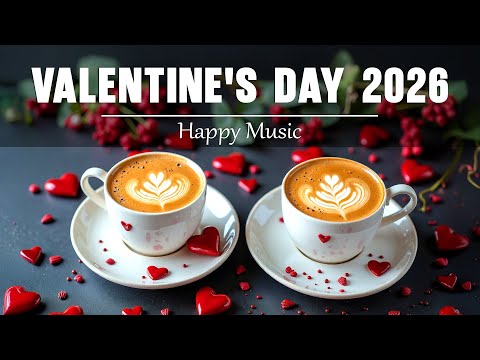 Valentine's Day 2026 ☕ Happy Jazz Piano Music &  Smooth Bossa Nova Coffee for Relaxation