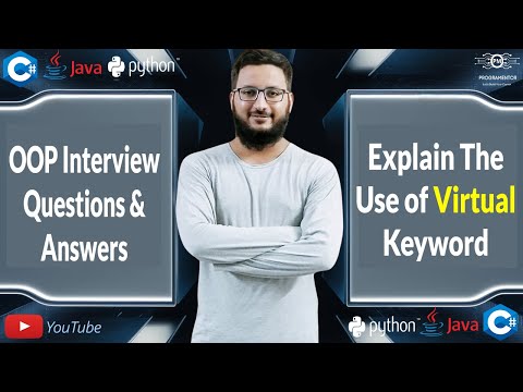 Explain Virtual Keyword In C# | OOP Interview Questions & Answers | Object Oriented (Hindi/Urdu)