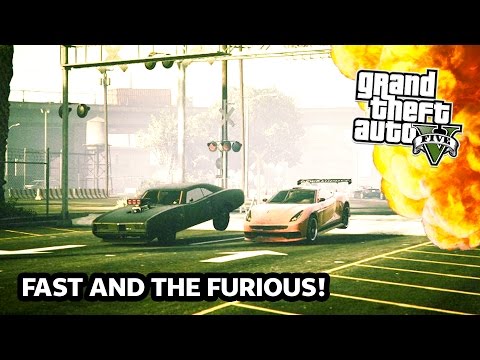 GTA 5 Online FAST AND THE FURIOUS Special! GTA 5 Stunts, Jumps & EPIC Racing! (GTA 5 PS4 Gameplay)