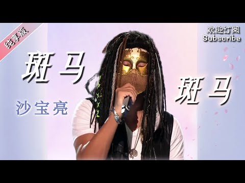 #沙宝亮  神级现场《斑马斑马》1080i高清源码 全网最高画质 #蒙面歌王