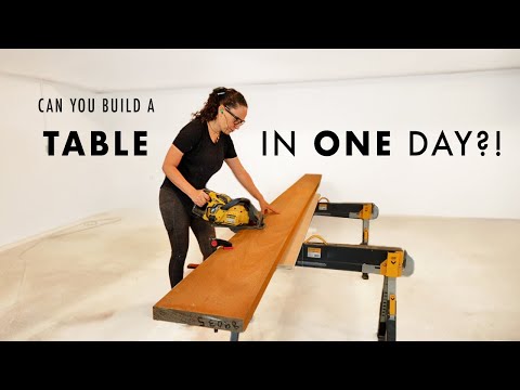 Can I Build an Outdoor Dining Table in Just 24 HOURS??
