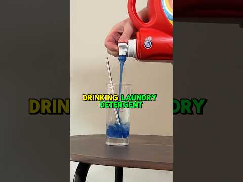 TikTokers are drinking laundry detergent. #healthtrends