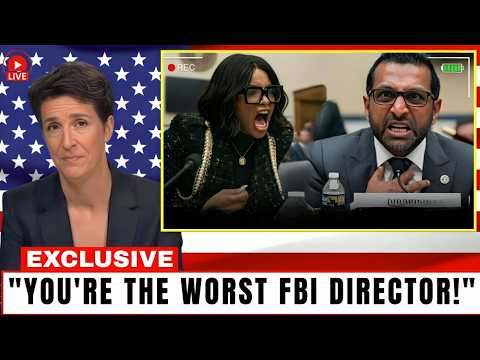 Kash Patel PANICS as Jasmine Crockett EXPOSES Him in Brutal Congressional Hearing! 😳🔥