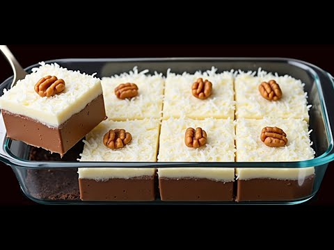 Nur Milch und Schokolade! Das leckerste Dessert in 5 Minuten, ohne Backofen, Mehl und Gelatine!