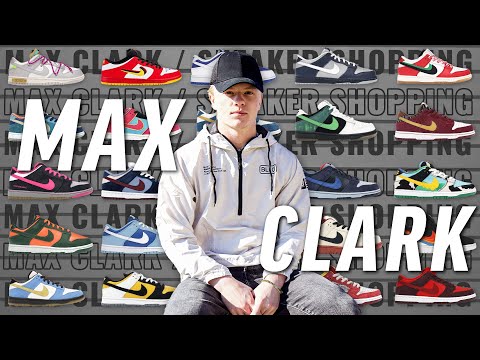 MAX CLARK GOES SNEAKER SHOPPING AND SHOWS US HIS CRAZY SHOE COLLECTION