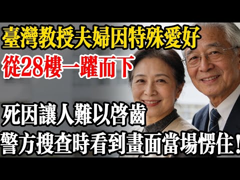 台灣教授夫婦因特殊愛好從28樓一躍而下，死因難以啟齒！警方搜查全屋時看到眼前畫面當場愣住！