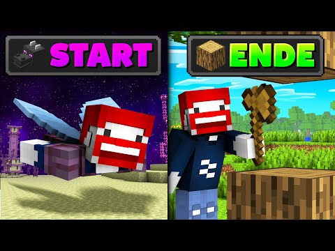 MINECRAFT aber RÜCKWÄRTS SPIELEN